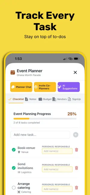 Eventweet screenshot 2