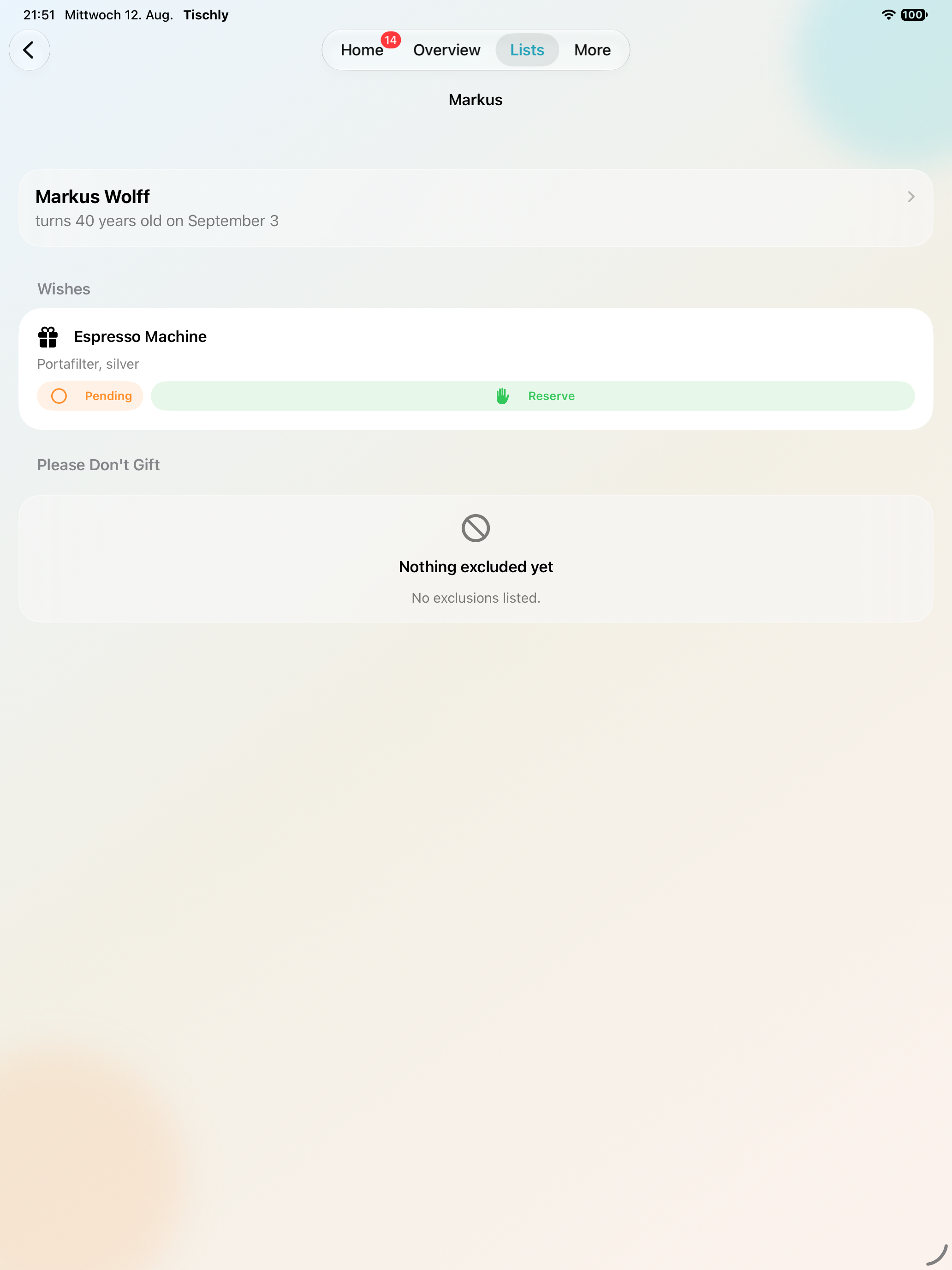 Tischly: Family Planner screenshot 17