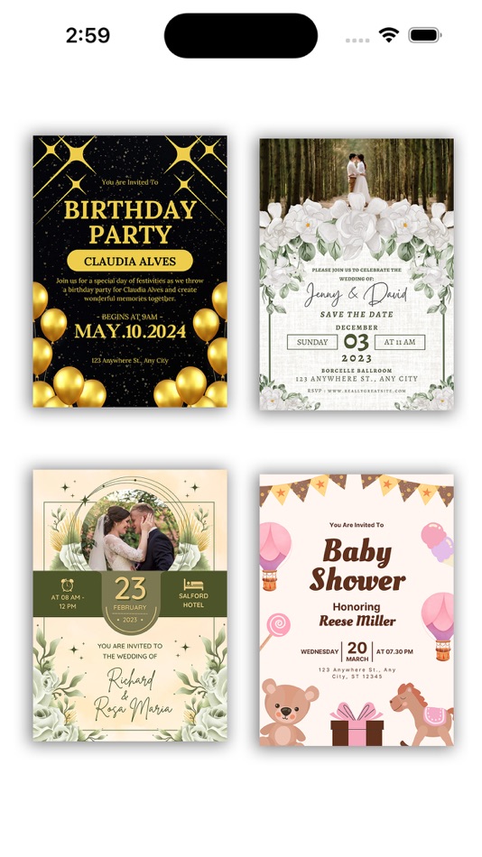 #2. Digital invitation (iOS) 由: Nazly Maryori Rea Legarda