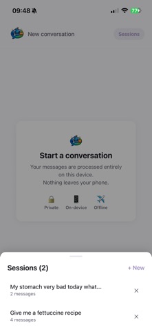 Lorry – On Device AI Screenshot 8 of 8