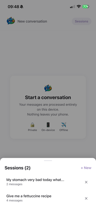 Lorry – On Device AI Screenshot 8 of 8
