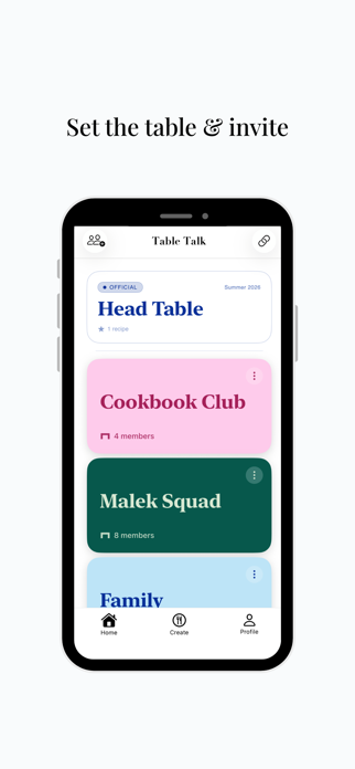 Table Talk - Recipe Sharing Screenshot 1 of 6