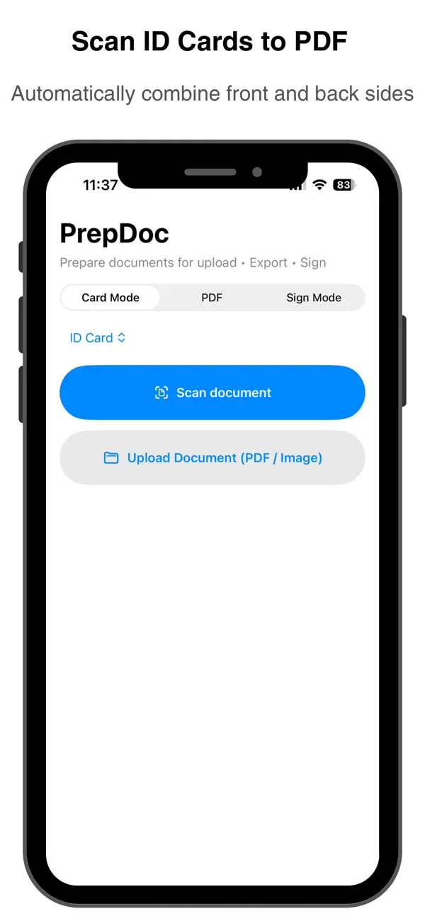 #4. PrepDoc: Document Scanner (iOS) 作者: Ferkan Sari