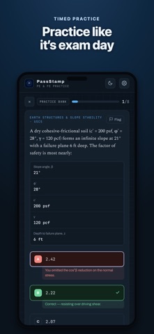 PassStamp: PE & FE Exam Prep Screenshot 6 of 10