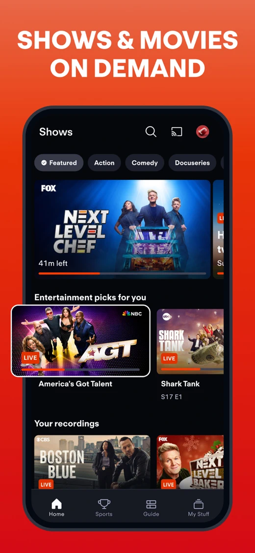 Fubo: Watch Live TV & Sports screenshot 5