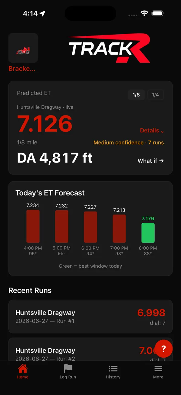 Screenshot #1 pour TrackR Performance