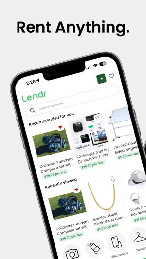 Lendr – Sharing Marketplace screenshot 1