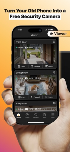 AlfredCamera Home Security app screenshot
