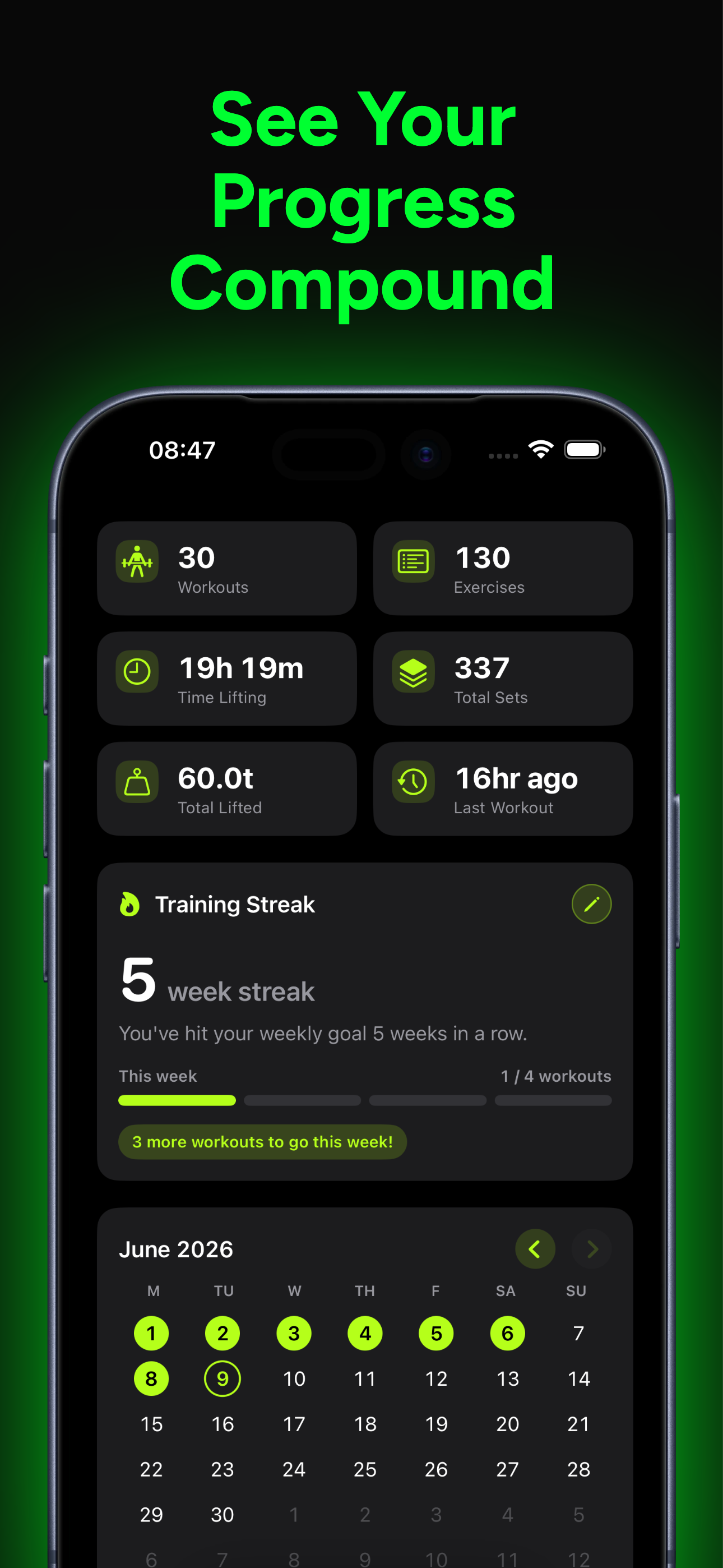 Gymstrike: Gym Log & Tracker screenshot 4