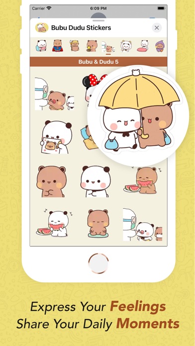 Screenshot 4 of Bubu Dudu Animated Stickers App