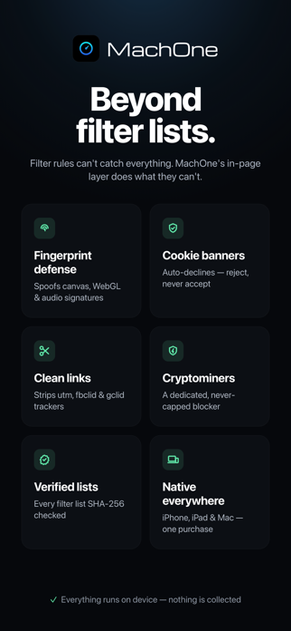 MachOne: Ad & Tracker Blocker Screenshot 4 of 4
