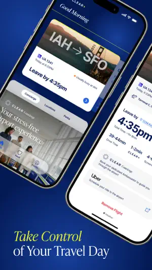 CLEAR: Travel Day Planning App screenshot 1