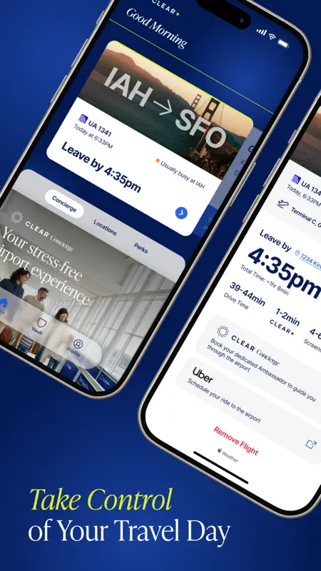 CLEAR: Travel Day Planning App screenshot 1 of 7