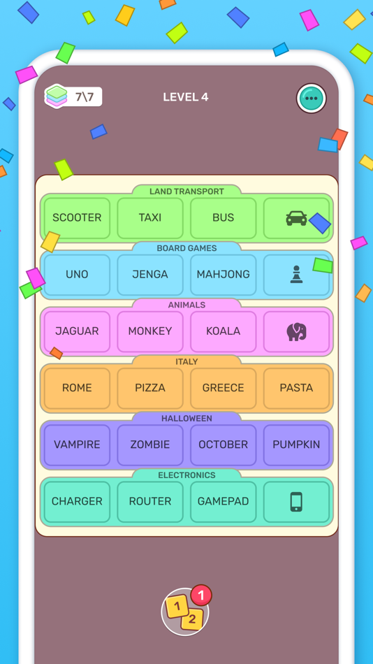 #4. Connect Word Association Game (iOS) 由: Hitapps Games LTD
