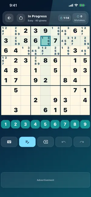 Sudoku Clear screenshot 2
