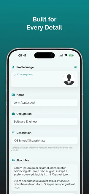 Vitario — Unique Resume screenshot 2