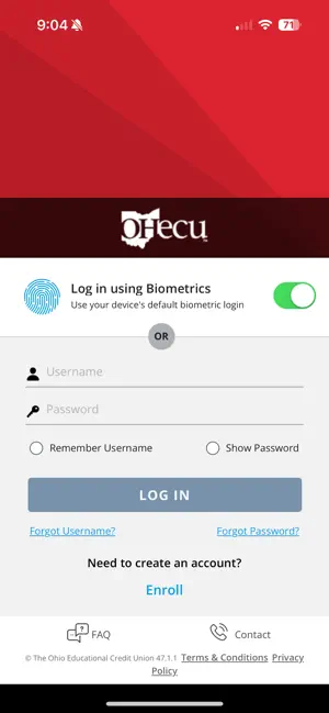 OHecu Card Management screenshot 2