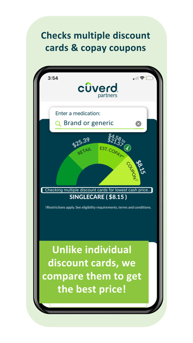 Your Cuverd: Rx Savings Screenshot