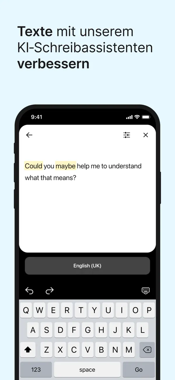 DeepL Übersetzer iPhone App Screenshot 7 – Nachschlagewerke