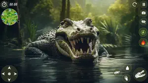 Wild Animals Crocodile Games screenshot 2
