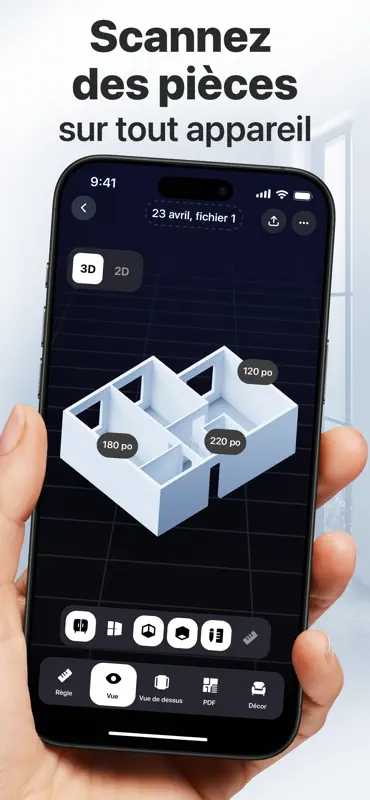 3D Snap: ruban, mesure chambre screenshot 2 of 8