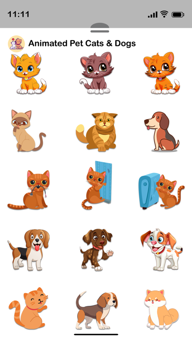 Screenshot #3 pour Animated Pet Cats & Dog