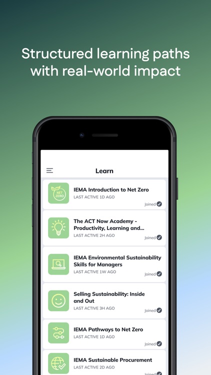 Act Sustainably Edge