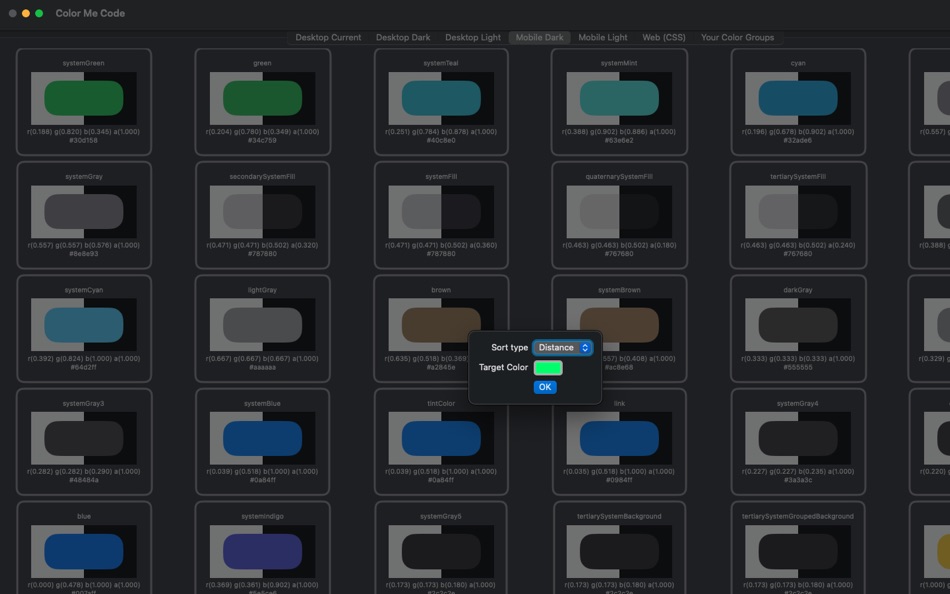 #2. ColorMeCode (macOS) โดย: Eric Kampman