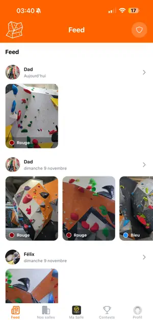 Weclimb screenshot 2