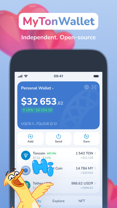 MyTonWallet: Anyway TON Wallet Screenshot