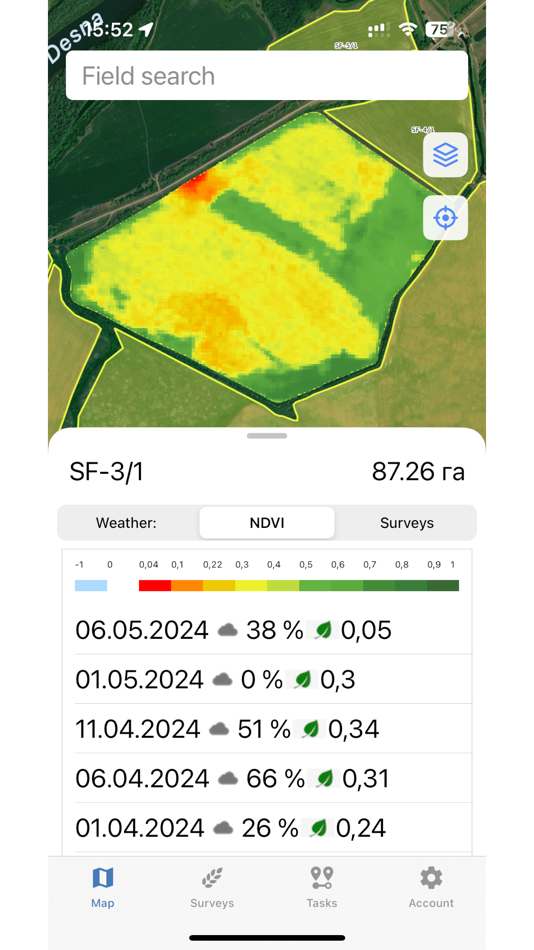 #3. Farmer - Crop monitoring (iOS) 由: Mykola Kondratiuk