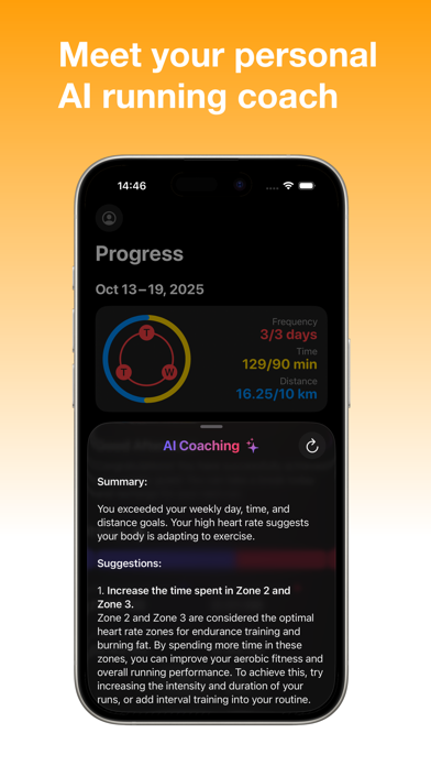 Screenshot #2 pour My Runs - Track & Analyze