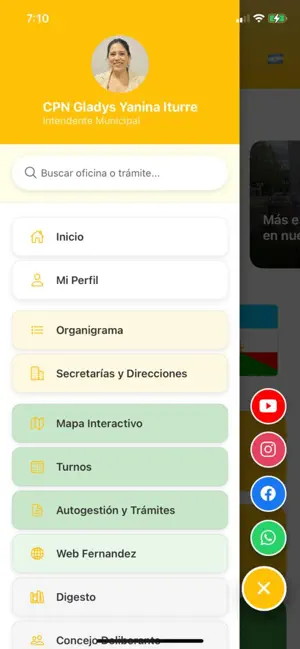 Municipalidad de Fernandez screenshot 1