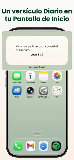 Widget de Versículos Bíblicos iPhone screenshot 2