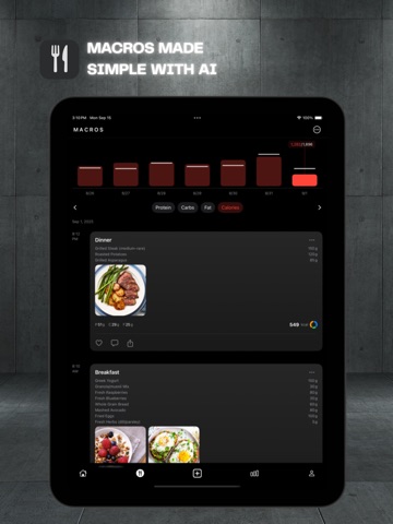 Kauntor: Eat, Lift, Sweat iPad screenshot