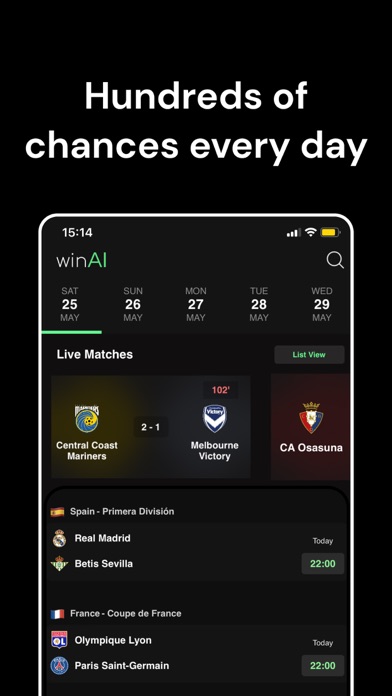 Win AI: Sport Betting Tips Screenshot