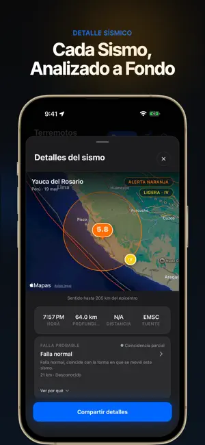 ¡Sismo Listo! Alerta Terremoto iPhone screenshot 3