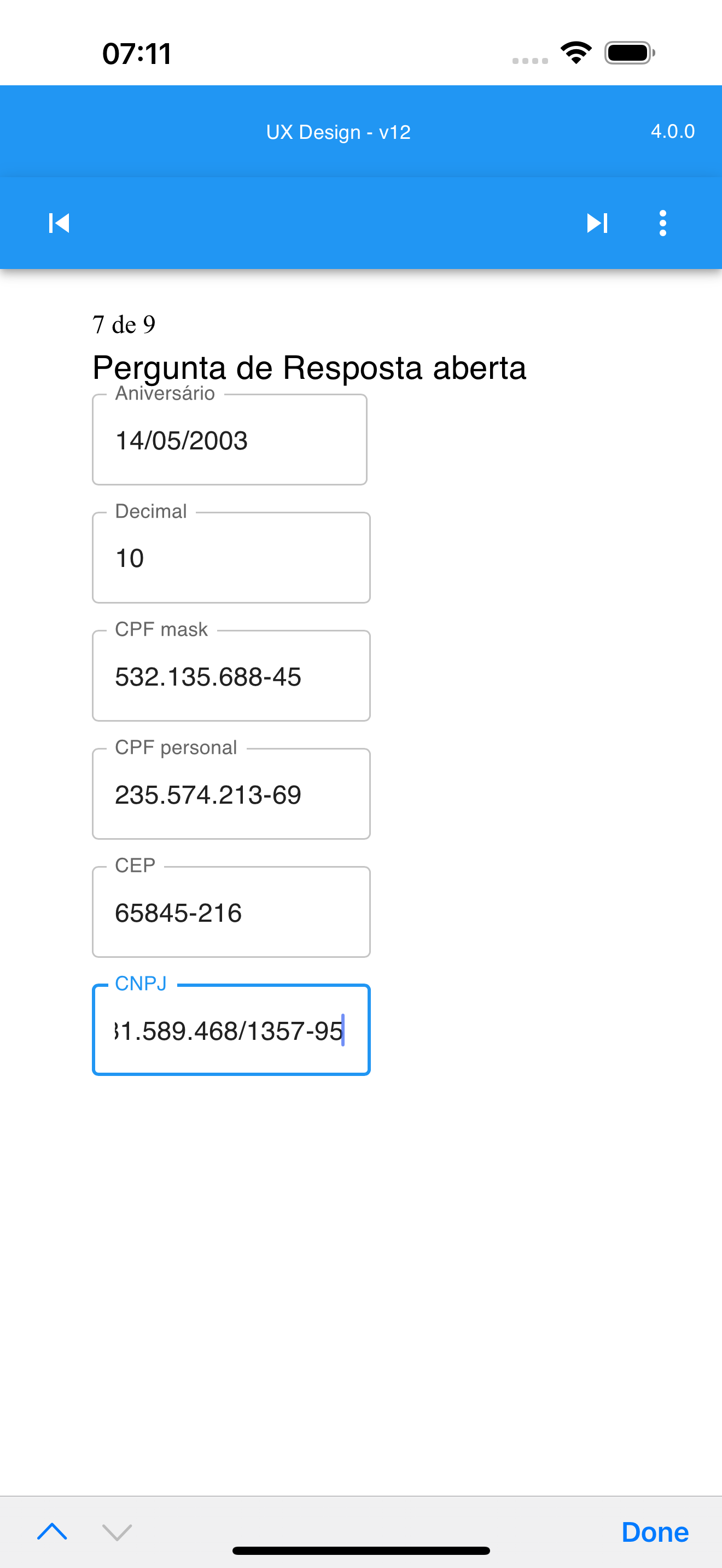 Datagoal App