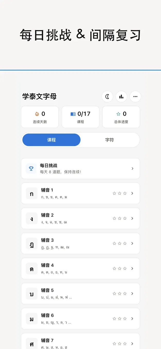 泰文字母