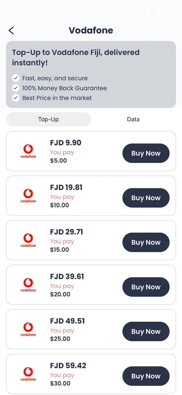 Screenshot #3 pour Pacific Top-up