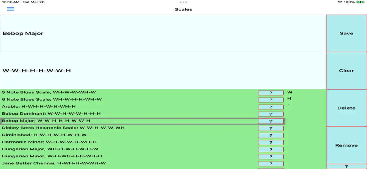Screenshot #2 pour Chord and Scale Finder II