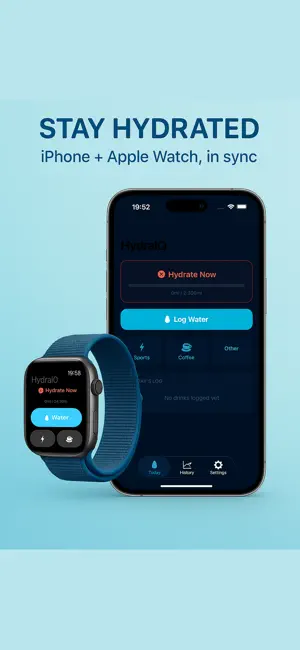 HydraIQ — Smart Hydration screenshot 1