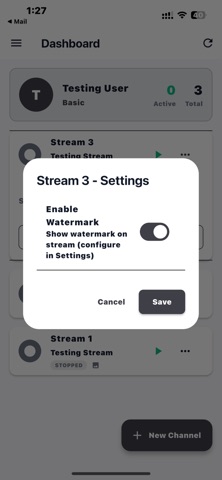 Rexstream screenshot