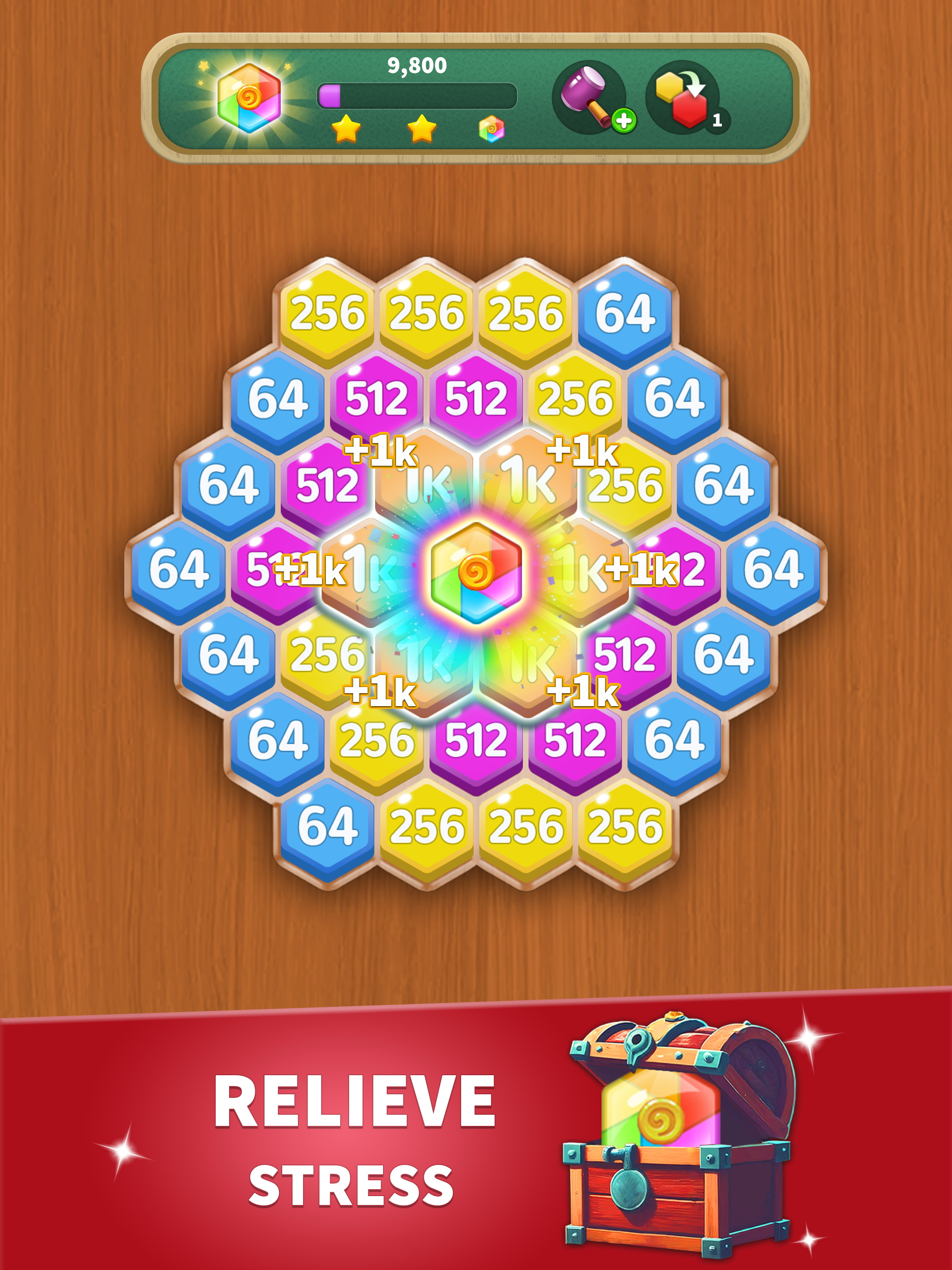 Hexa Connect Puzzle