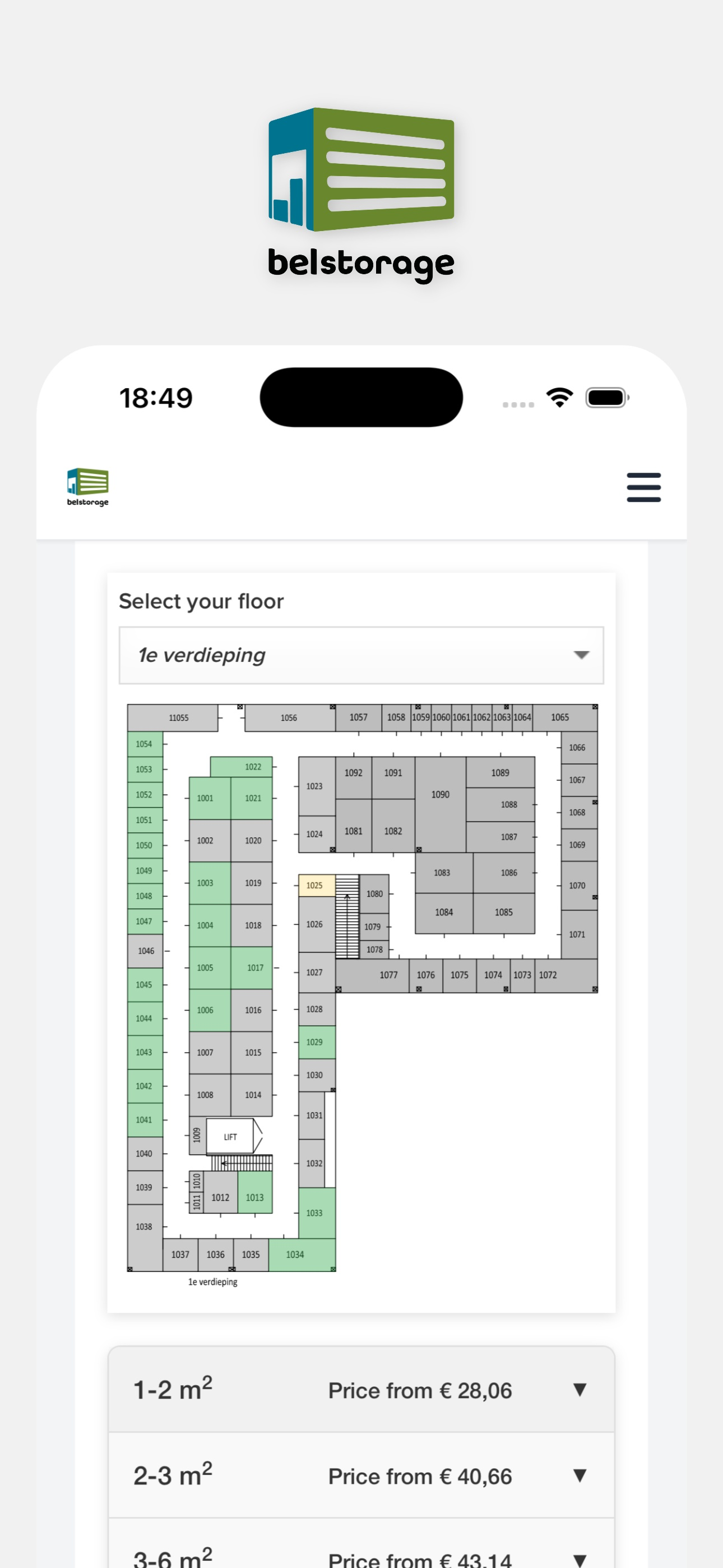 Belstorage screenshot 3