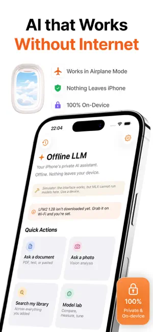 Offline LLM: Private AI Chat screenshot 1