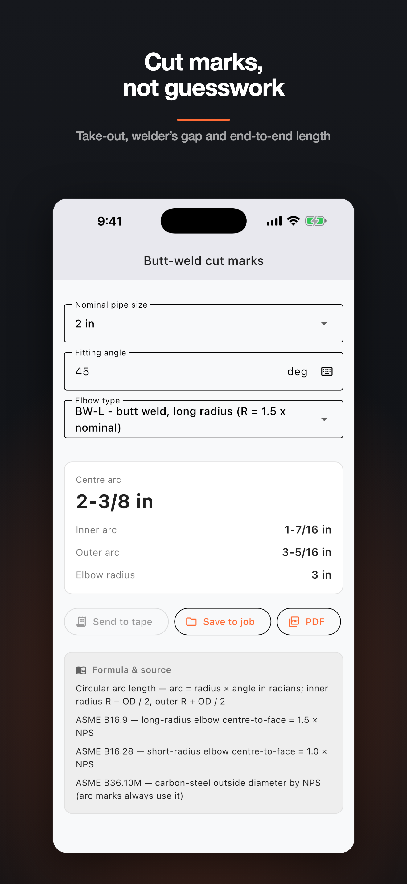 Pipe Calculator A1 Pro screenshot 5
