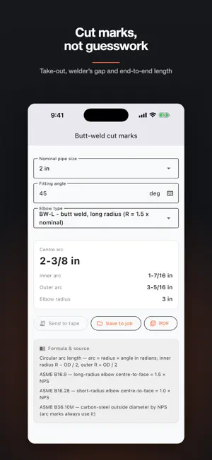 Pipe Calculator A1 Pro screenshot 4