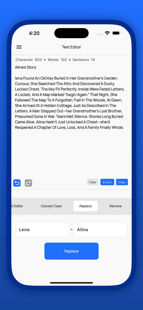 #5. Text Editor: Edit thy Document (iOS) Ved: talha rehman