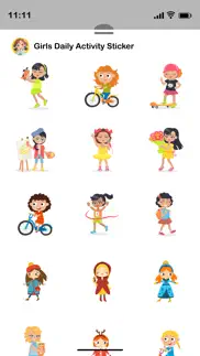 girls daily activity stickers iphone images 2